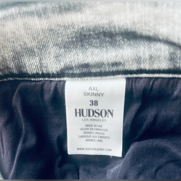 Men’s Hudson Gray Skinny Jeans - Picture 4 of 7